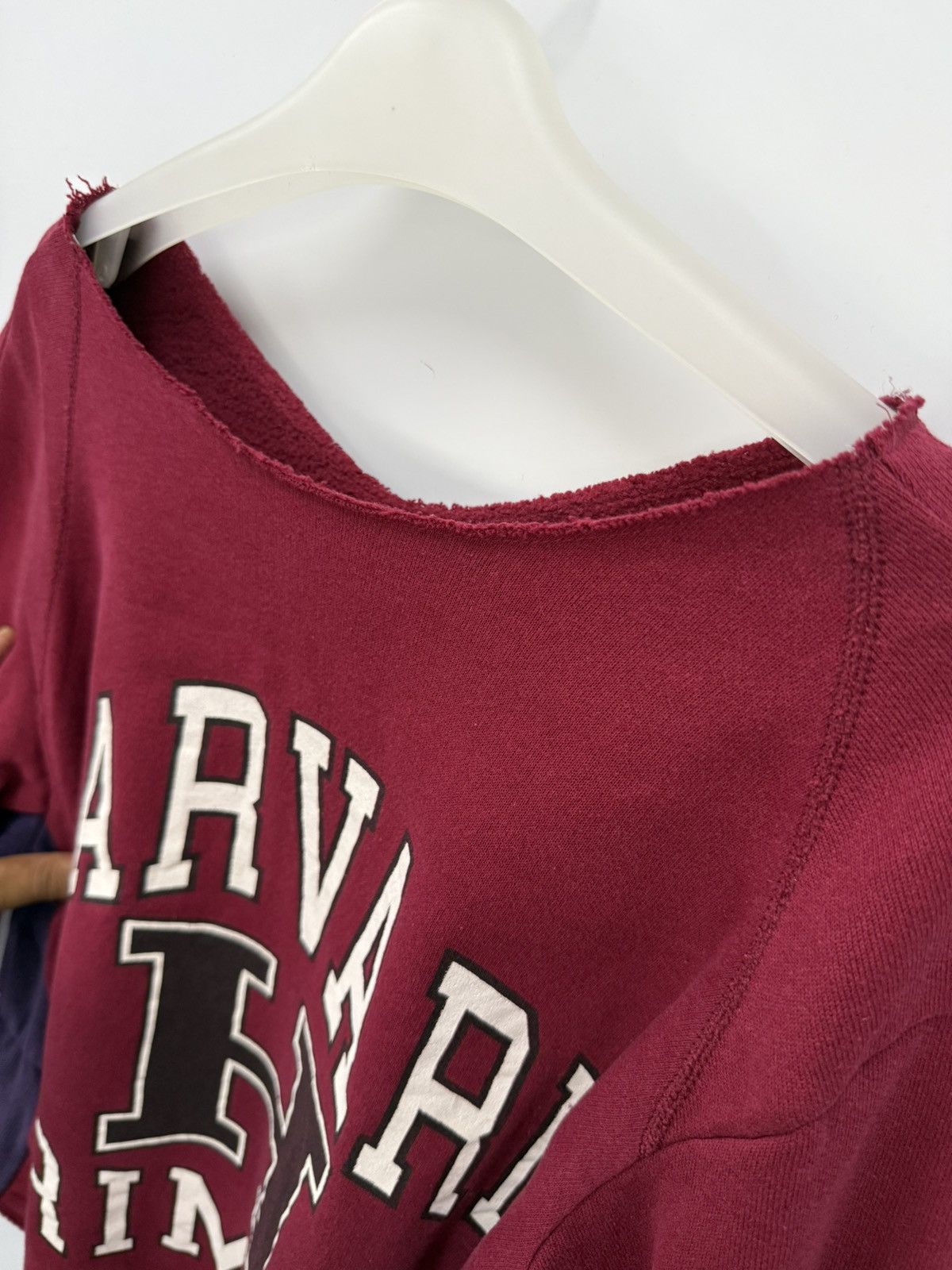 Other 🔥 Harvard Crimson Crop Sweatshirt Red Maroon Ivy League Size M / US 6-8 / IT 42-44 - 6 Thumbnail