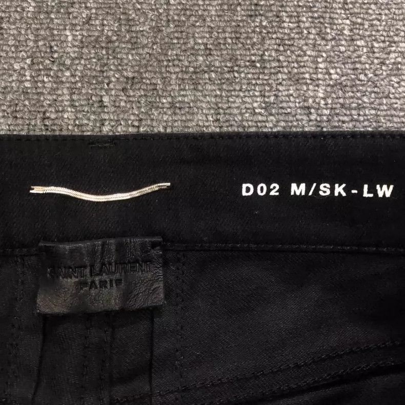 Saint Laurent Paris saint laurent five-zip black denim pants-2507 Size US 29 - 3 Thumbnail