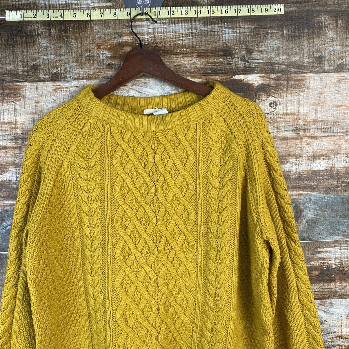 Japanese Brand DL GU Vintage Yellow Knitwear #C1146 Size L / US 10 / IT 46 - 2 Thumbnail