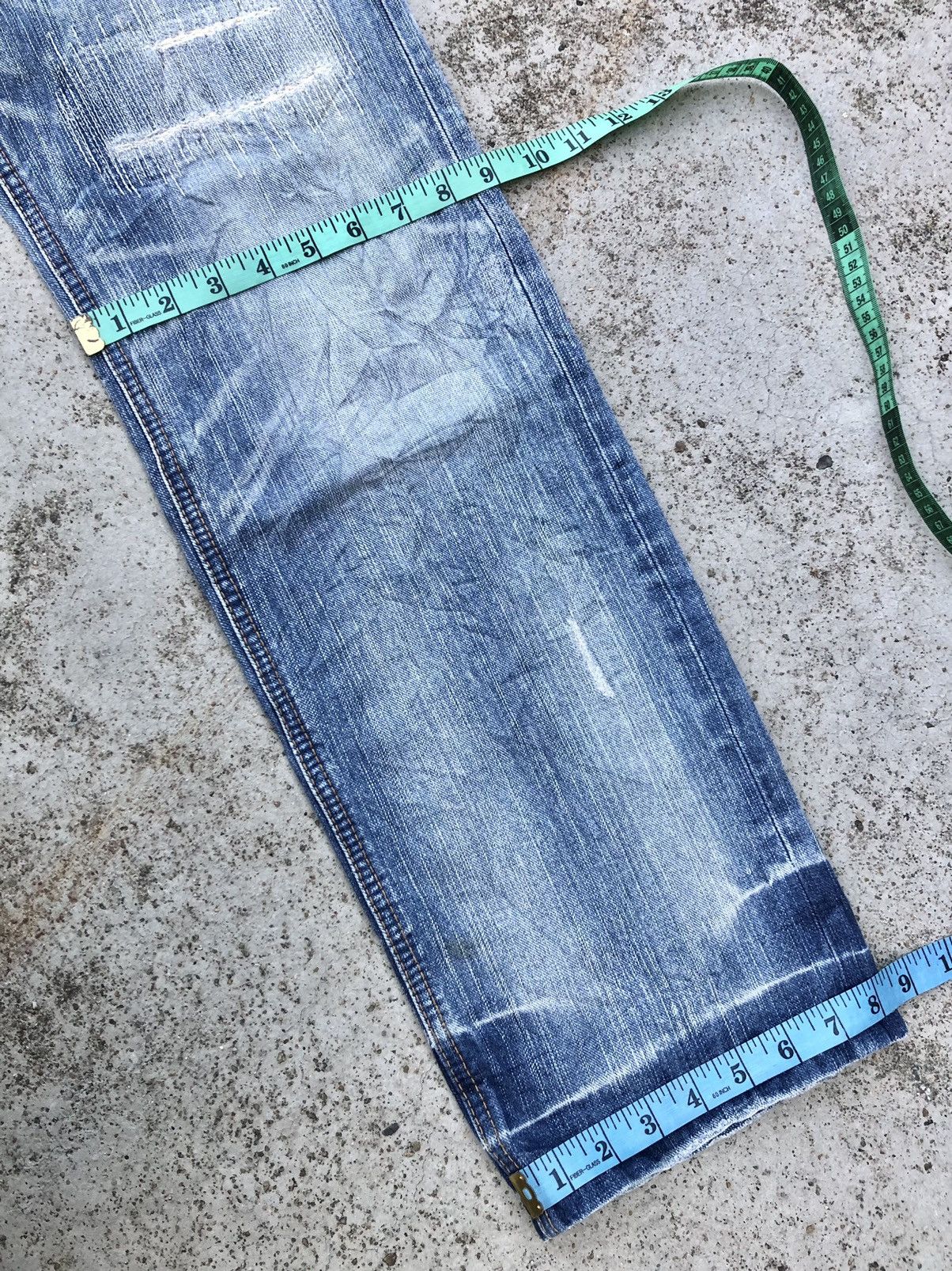 Edwin VINTAGE EDWIN BORO DISTRESSED DENIM Size US 31 - 11 Thumbnail