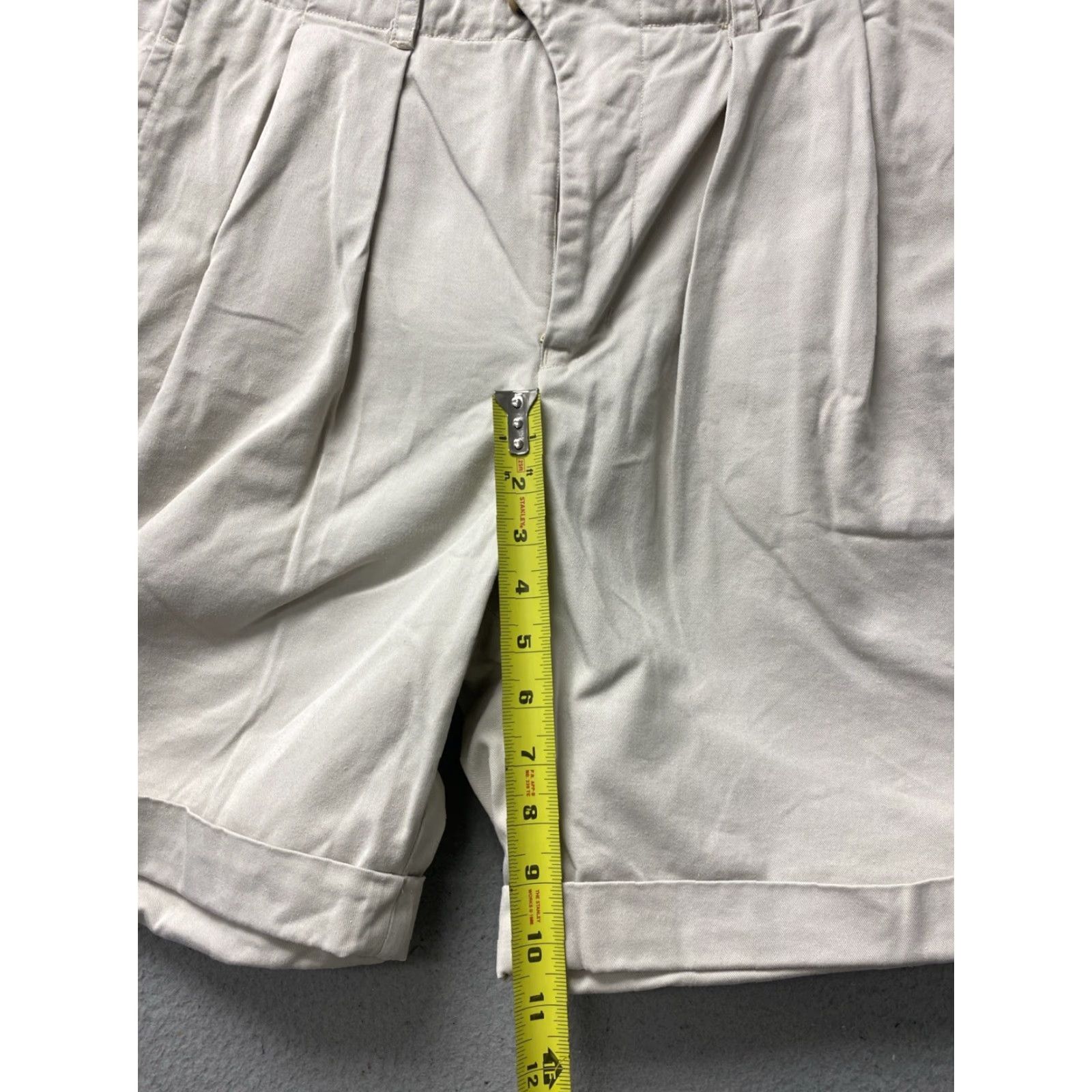 Nautica VINTAGE Nautica Men's Khaki Chino Shorts Sz 38 Flat Front Casual Cotton Summer Fall Spring Size US 38 / EU 54 - 6 Thumbnail