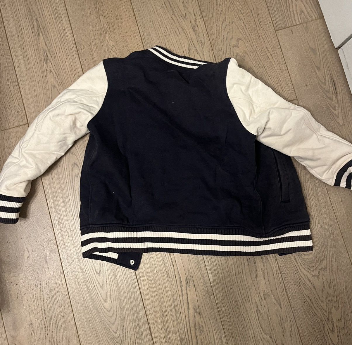 Issey Miyake × Japanese Brand × Ne-Net Vintage Issey Miyake Ne-net Varsity Jacket Size US M / EU 48-50 / 2 - 3 Thumbnail