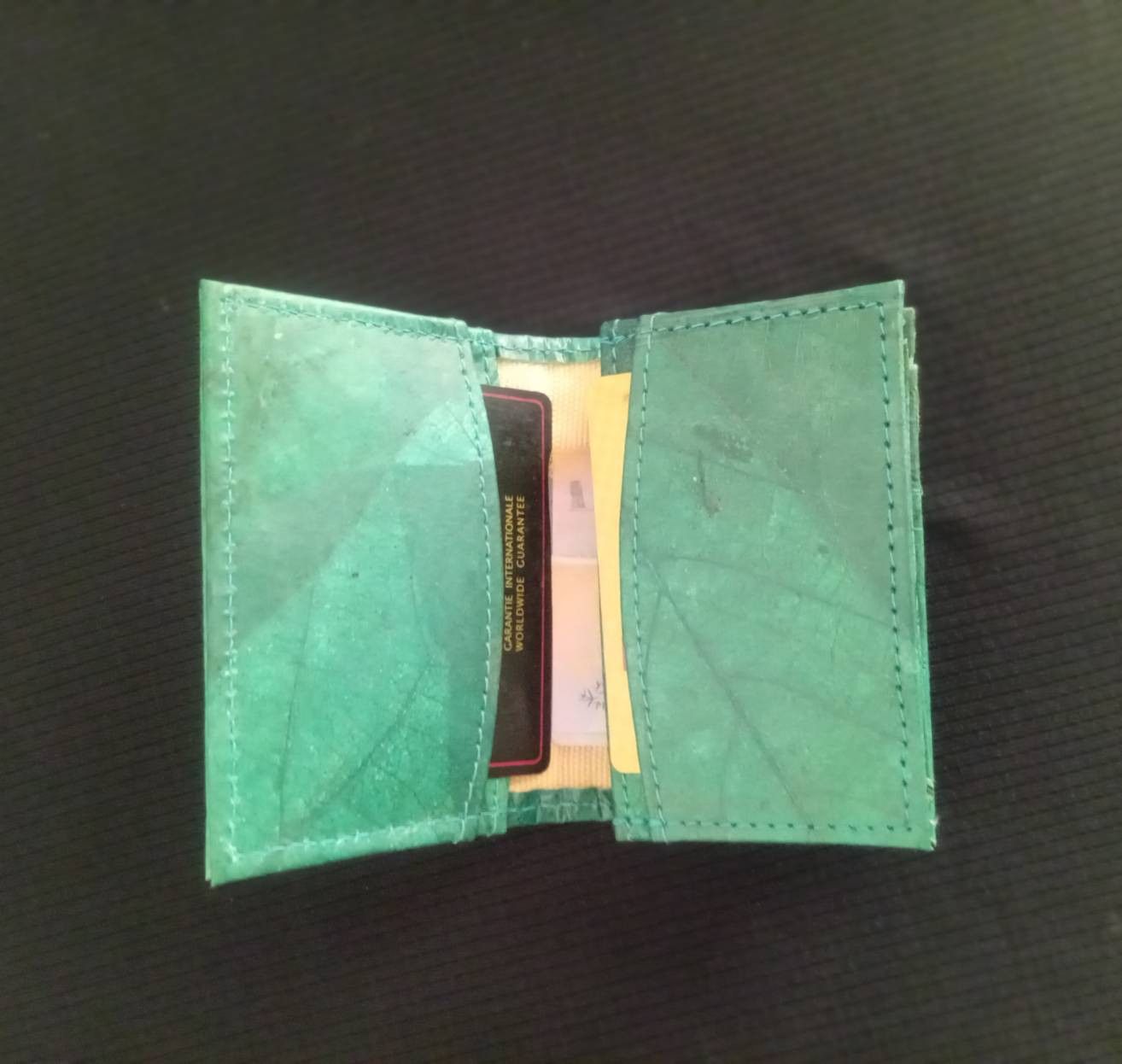 Other GREEN MAGNET NAME CARD WALLET LEAF LEATHER NAME CARD HOLDER Size ONE SIZE - 4 Thumbnail