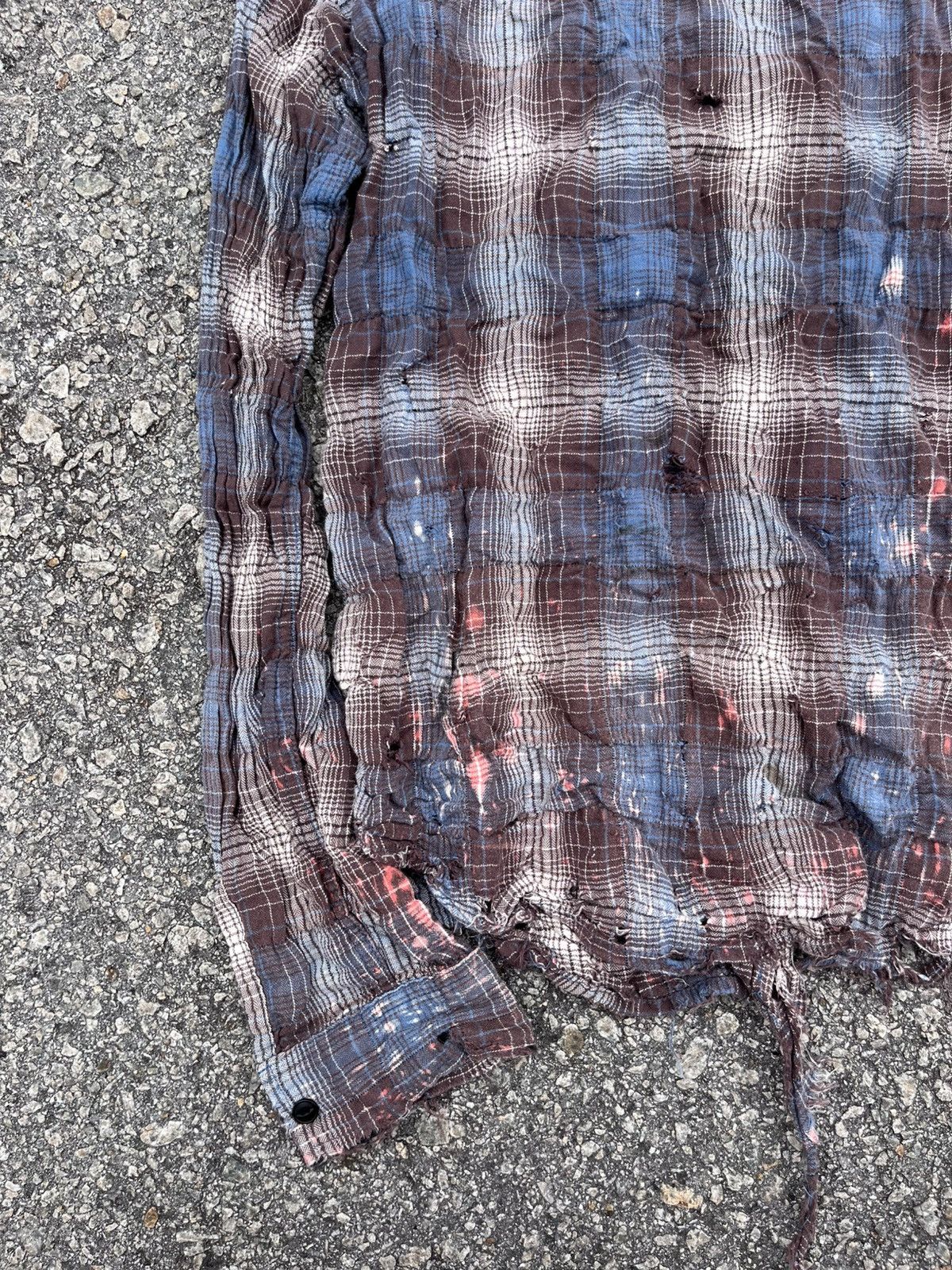 Pledge Distressed flannel button down by pledge Size US M / EU 48-50 / 2 - 7 Thumbnail