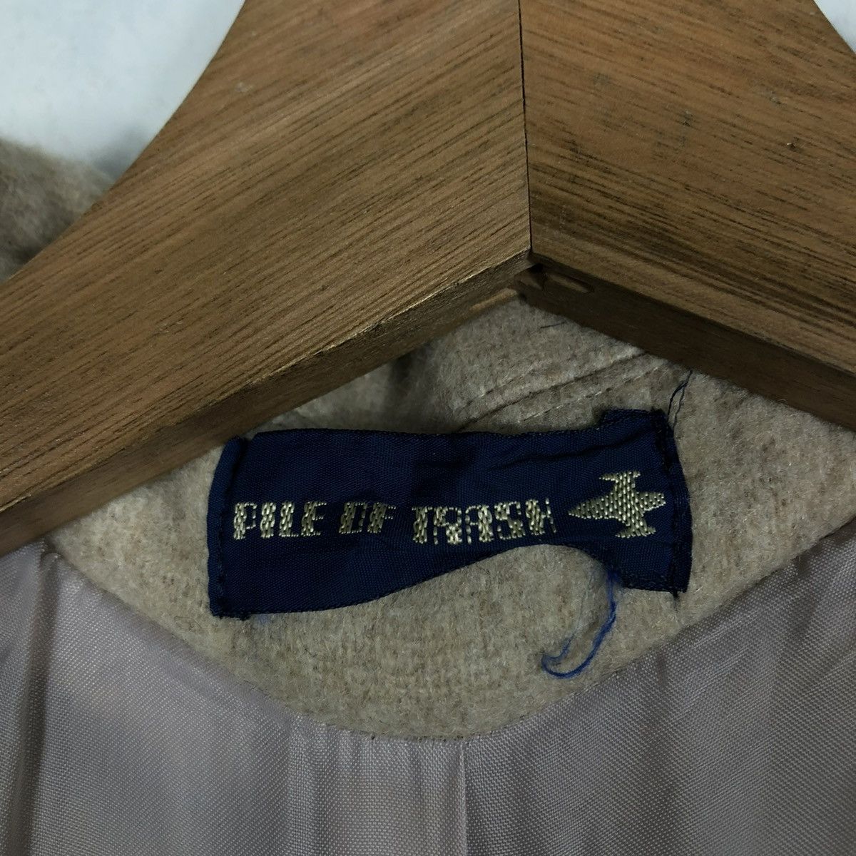 Japanese Brand × Vintage 📌PILE OF TRASH WOOL BIKER JACKET 3D POCKET Size US M / EU 48-50 / 2 - 20 Thumbnail