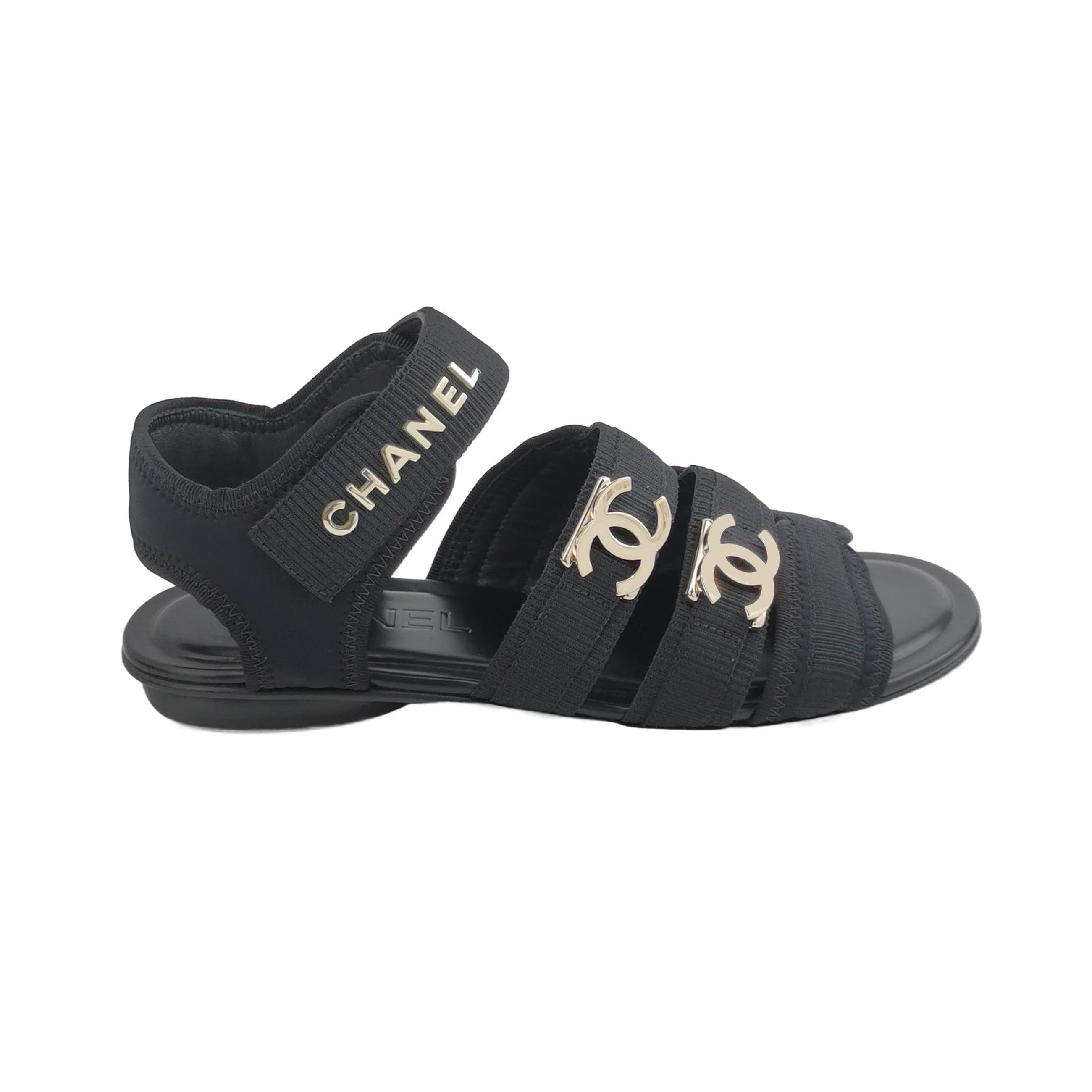 Chanel Chanel Women 5-5 Sandals Size US 5.5 / IT 35.5 - 1 Thumbnail