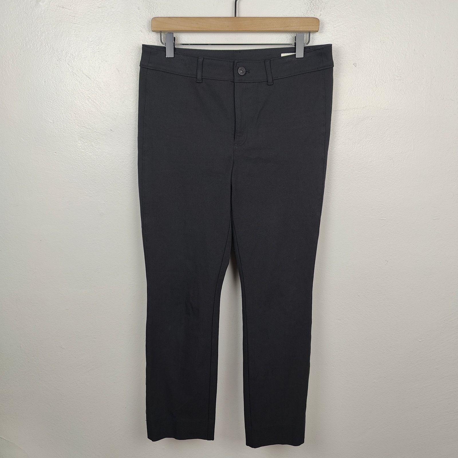 Other Ayr Pants Womens 29 Black Straight Leg Office Preppy Size 29" - 1 Thumbnail