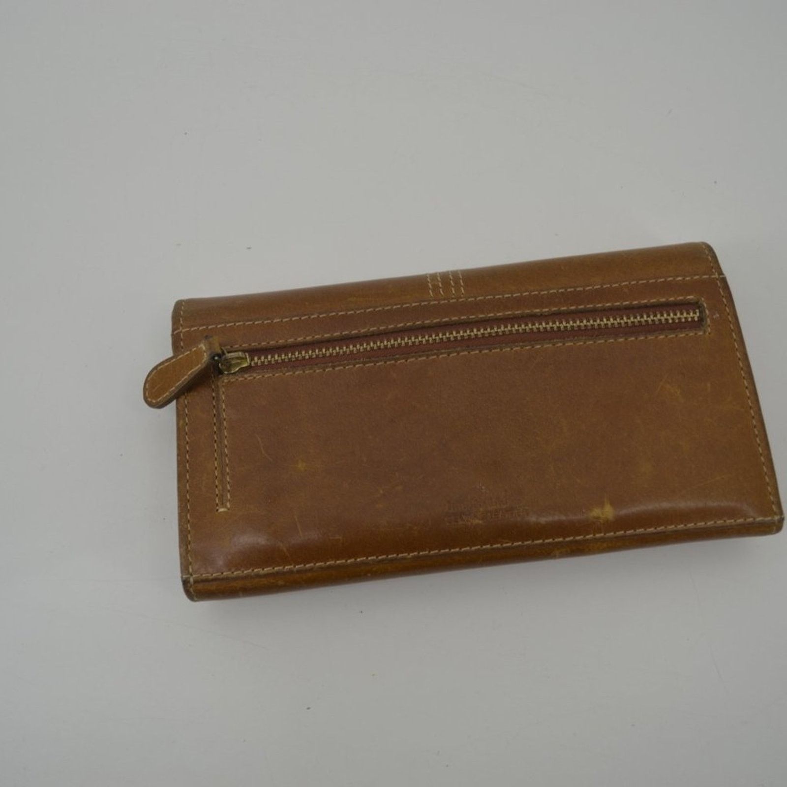 Timberland Timberland Genuine Leather Trifold Wallet Brown Brown Cards Size ONE SIZE - 17 Thumbnail