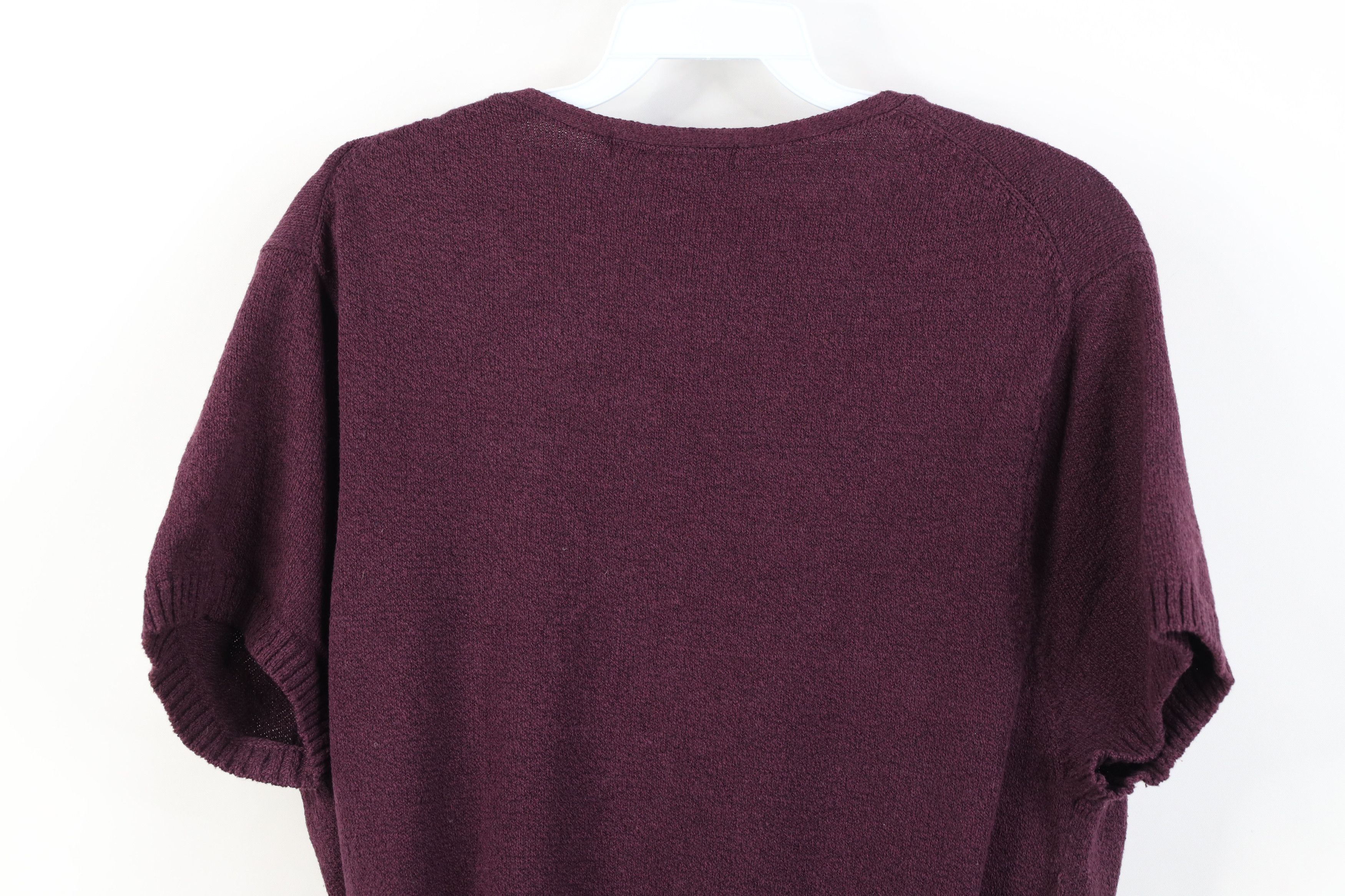 Gap Vintage Y2K Gap Knit Babydoll Tie Wrap Sweater Purple Size XL / US 12-14 / IT 48-50 - 12 Thumbnail