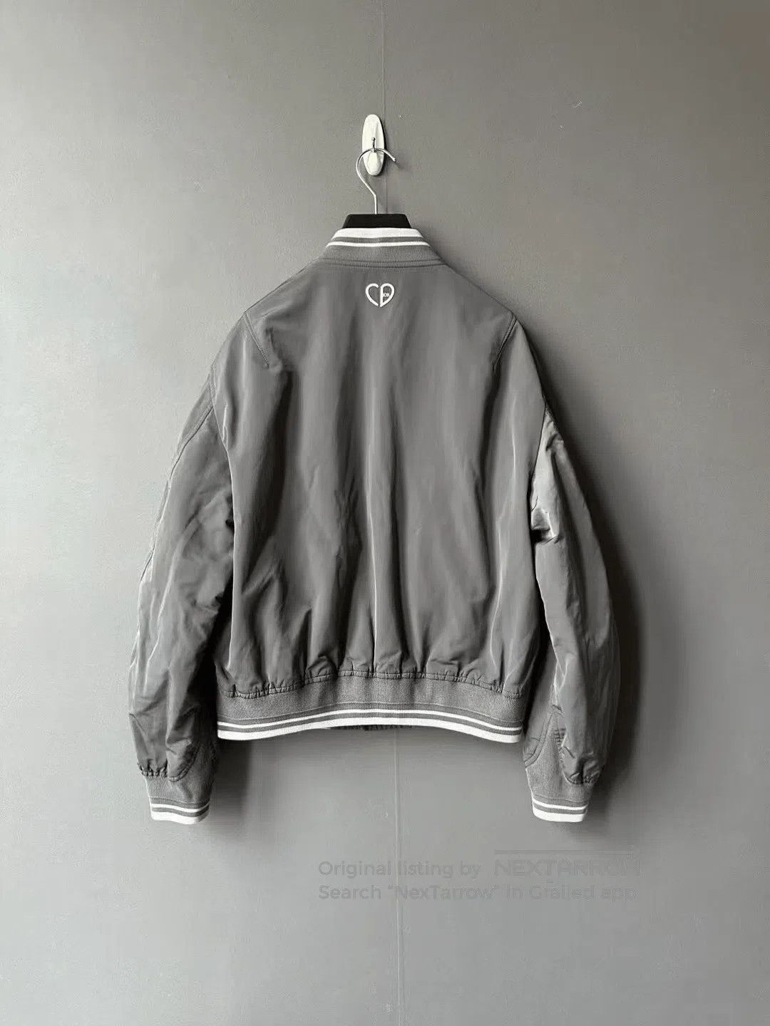 Dior Dior Logo Baseball Jacket in Gray. Size US XL / EU 56 / 4 - 2 Thumbnail
