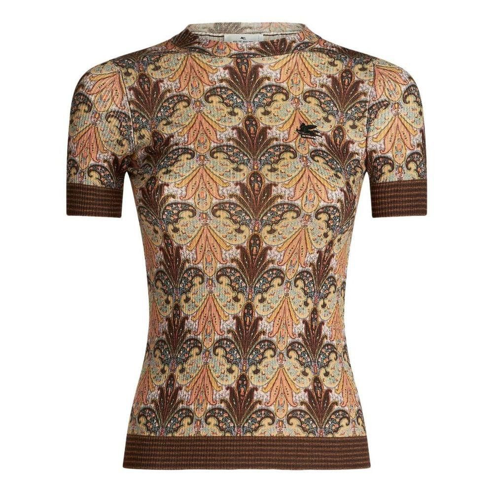 ETRO BROWN SHIRT SIZE 44