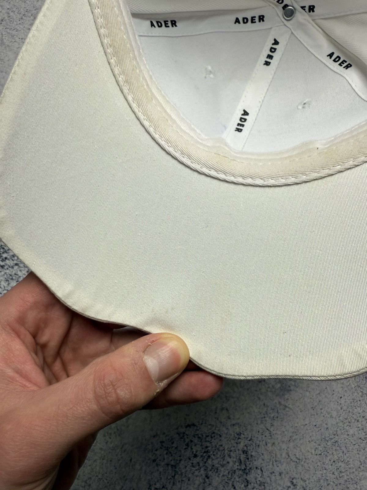 Ader Error Ader Error Cap Avant Garde Grunge Hat Street Y2k Style Rap Size ONE SIZE - 13 Thumbnail