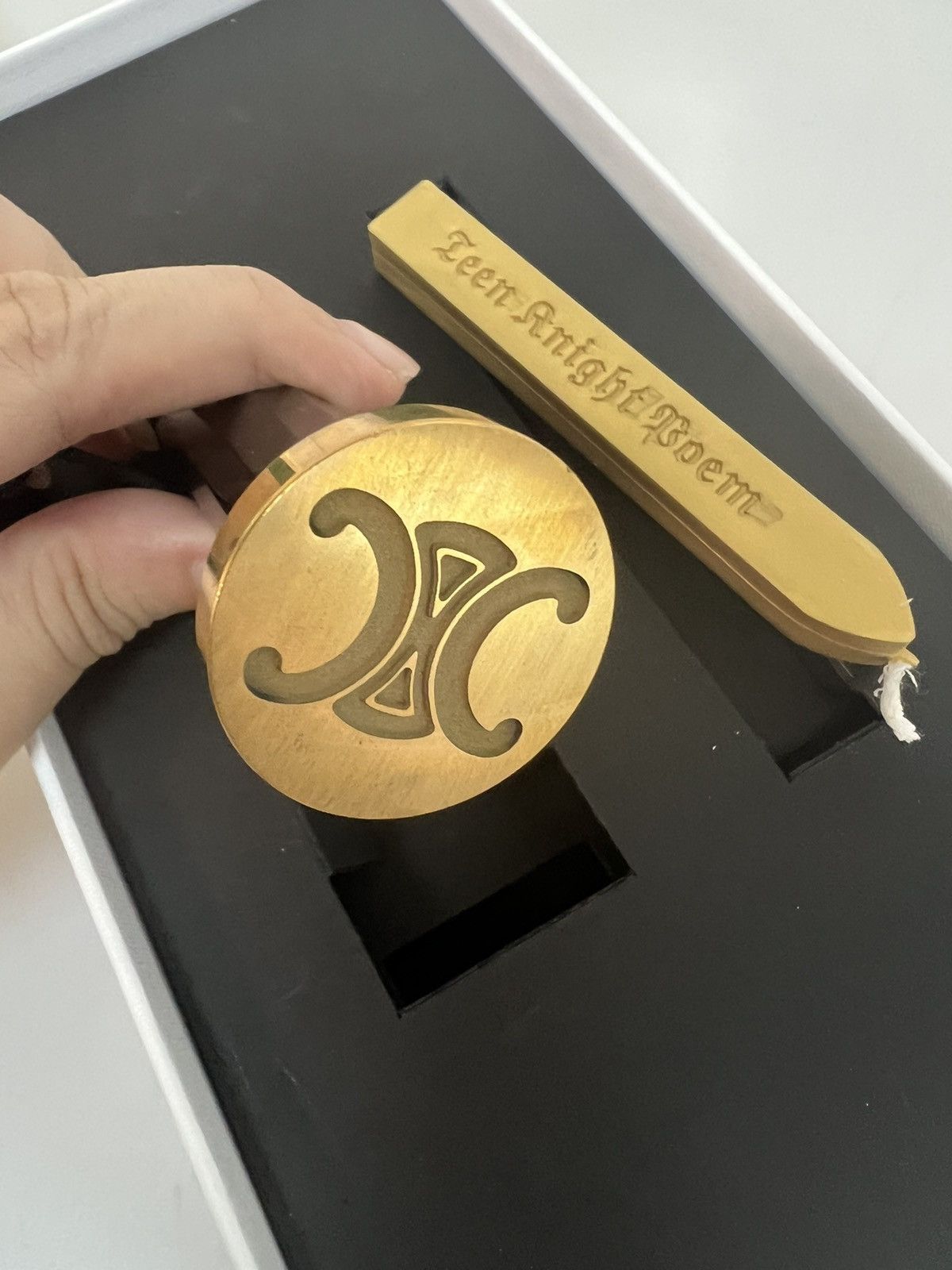 Celine × Hedi Slimane Celine Hedi slimane teen knight wax stamp VIP item Size ONE SIZE - 5 Thumbnail