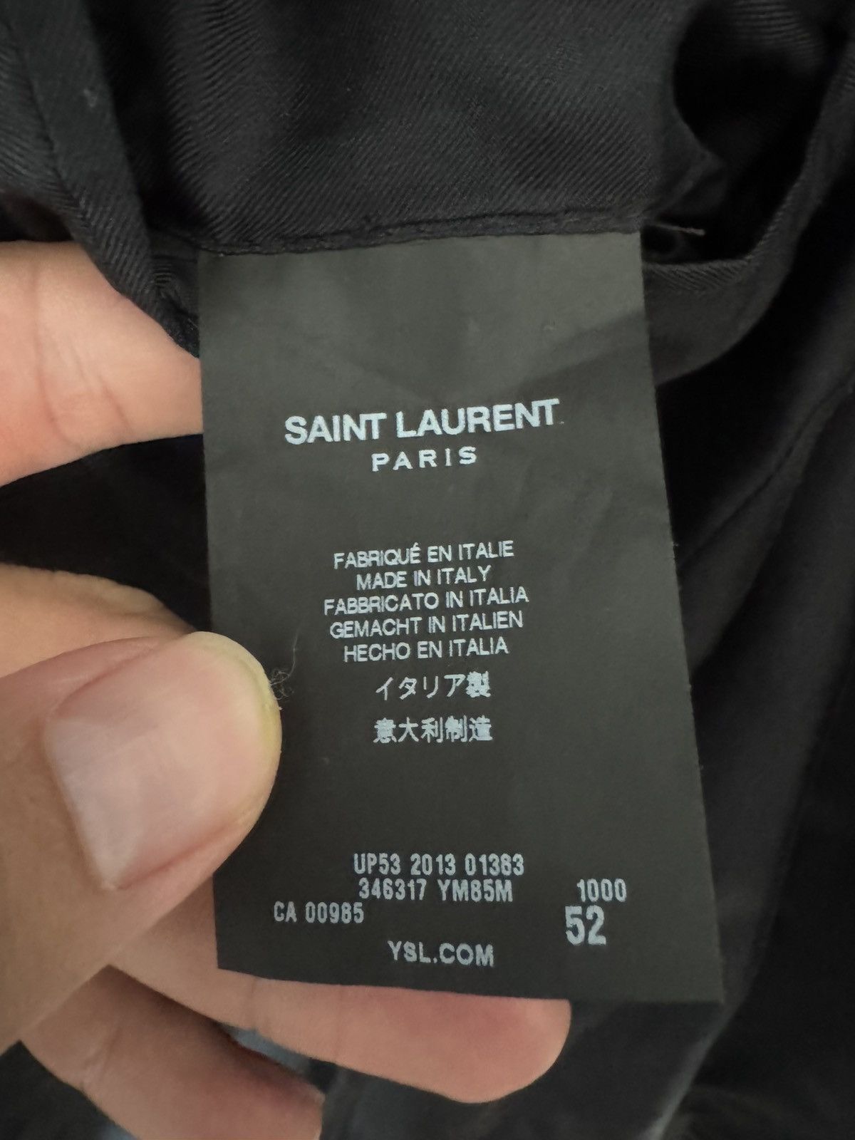 Saint Laurent Paris FW13 Peaked Le Smoking Rare 2 Button Size 52R - 4 Thumbnail