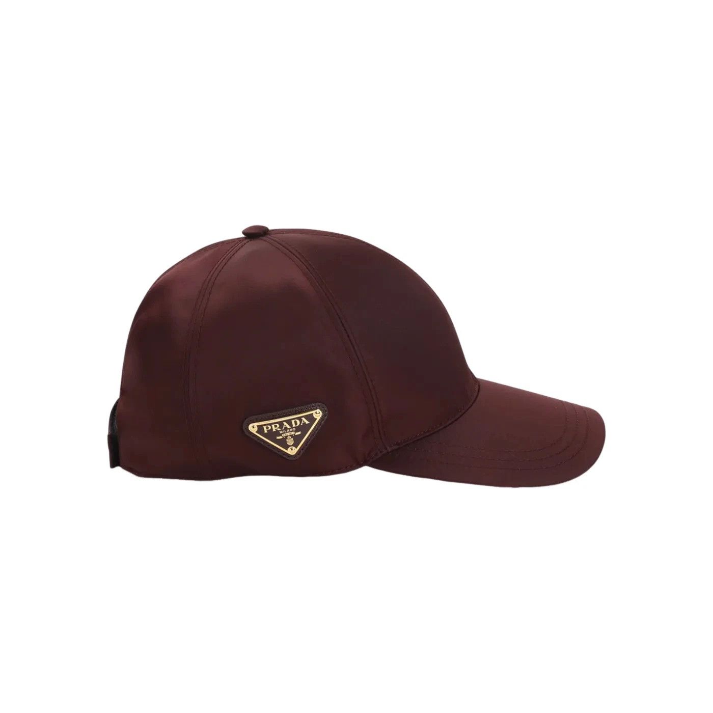 Prada PRADA Re-Nylon Bordeaux Baseball Cap New And Authentic Size ONE SIZE - 2 Thumbnail