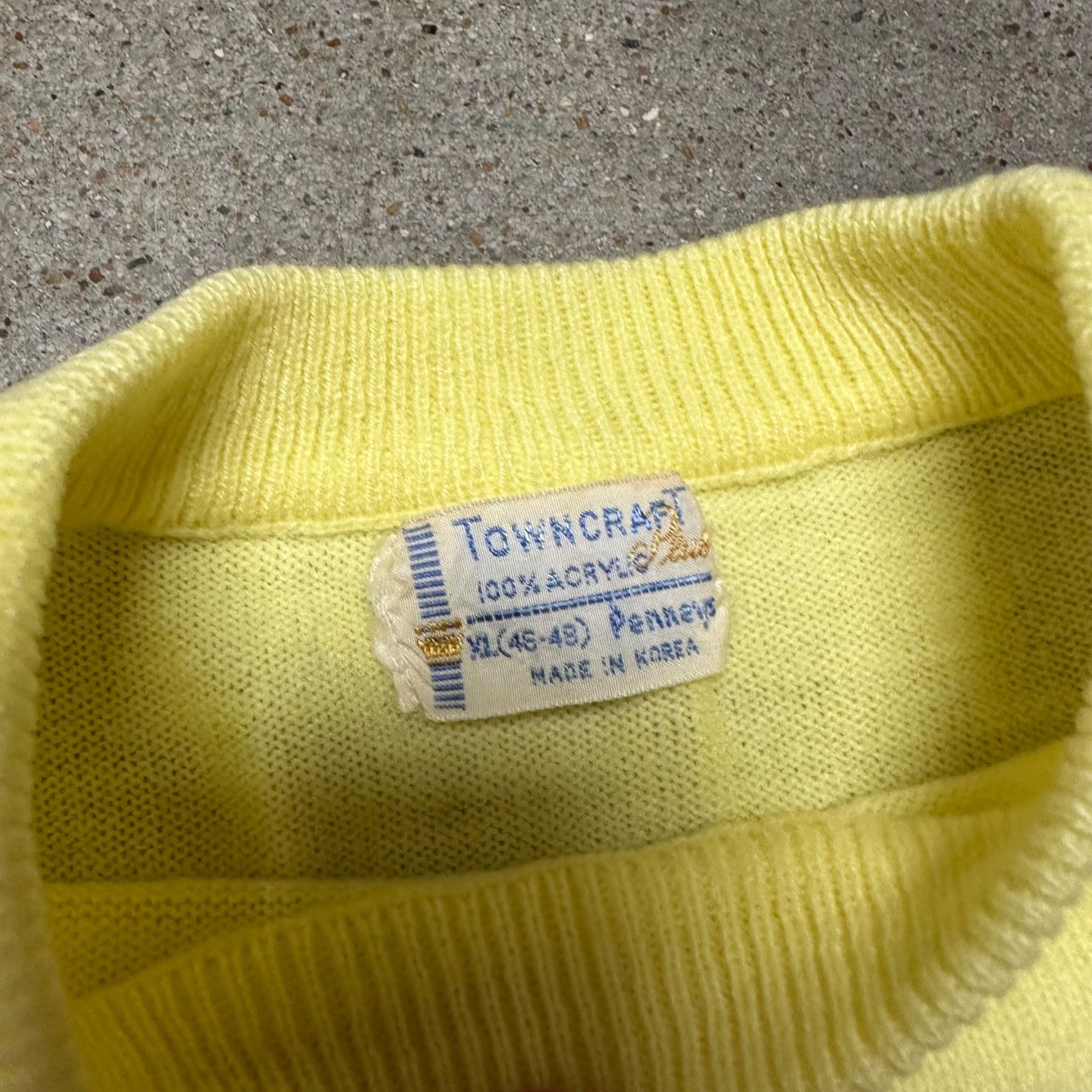 Vintage Vintage 60s/70s Towncraft JC Penny Knit Shortsleeve Sweater Size US M / EU 48-50 / 2 - 2 Thumbnail
