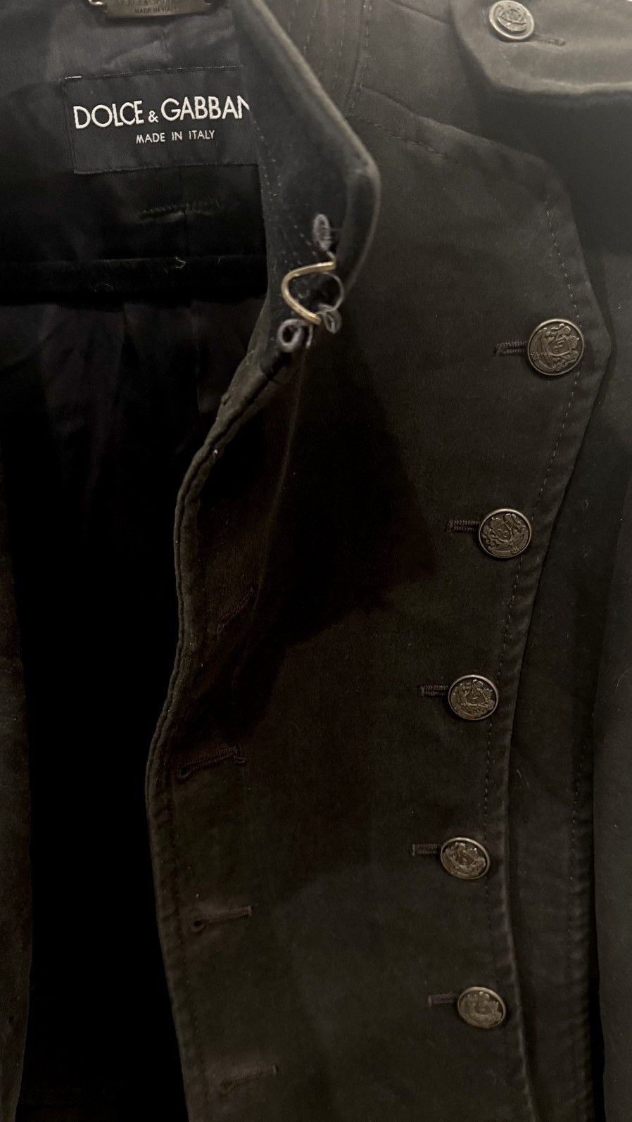 Dolce & Gabbana Dolce & Gabbana Men Military Jacket from AW2006 Collection Size US S / EU 44-46 / 1 - 6 Thumbnail