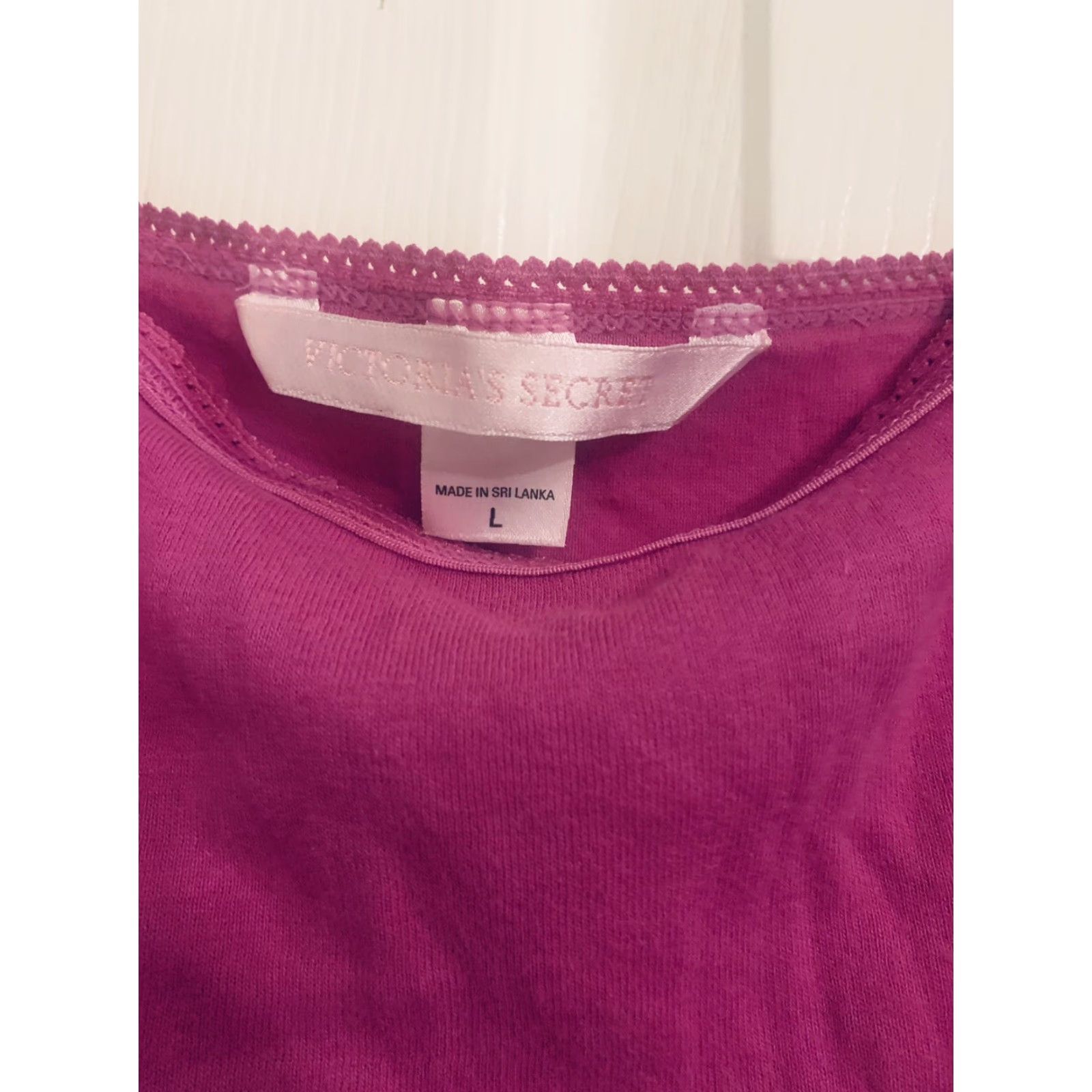 Victoria's Secret PINK Victoria's Secret Crop top Spaghetti strap Large Pink Sleeveless Crop top Women L Regular Colour Pink Victoria's Secret PINK Shirt Size L / US 10 / IT 46 - 2 Thumbnail