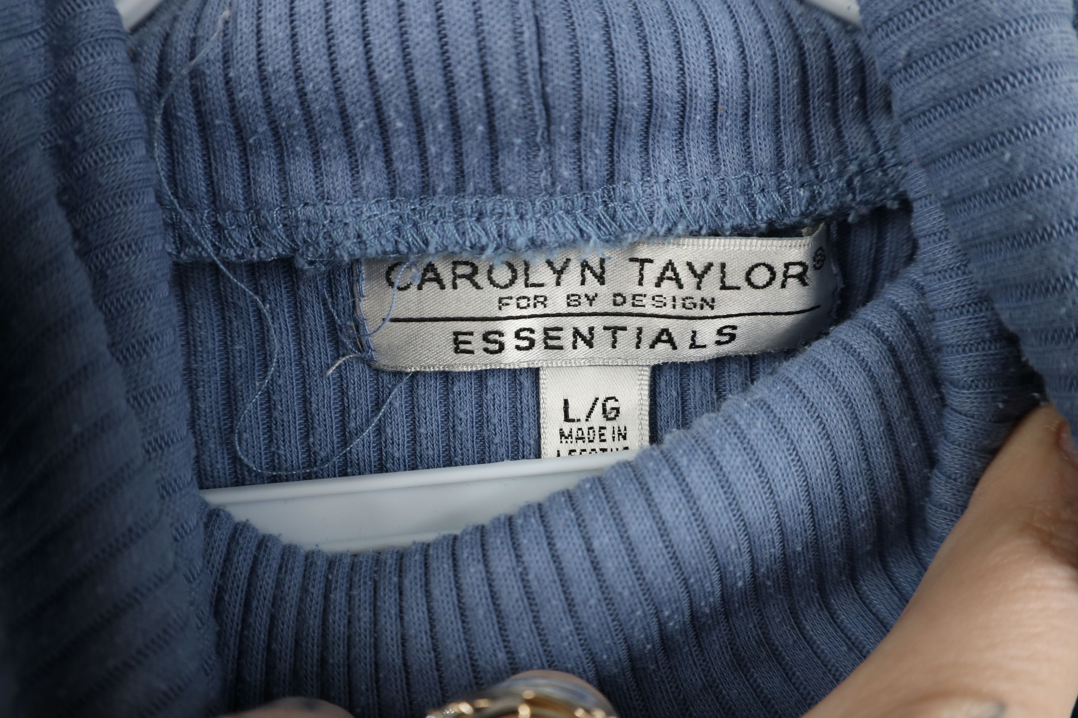 Vintage Vintage 90s Y2K Dawsons Creek Striped Knit Turtleneck Shirt Size L / US 10 / IT 46 - 5 Thumbnail