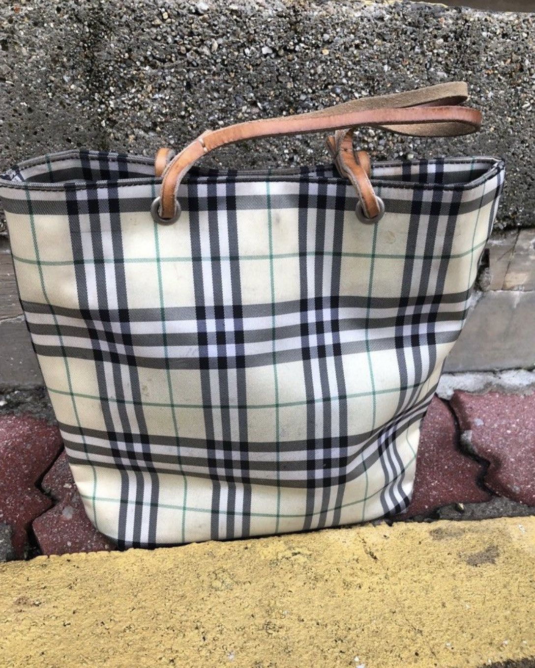 Burberry × Burberry Prorsum Burberry classic check handbag small Made in Italy leather Size ONE SIZE - 2 Thumbnail