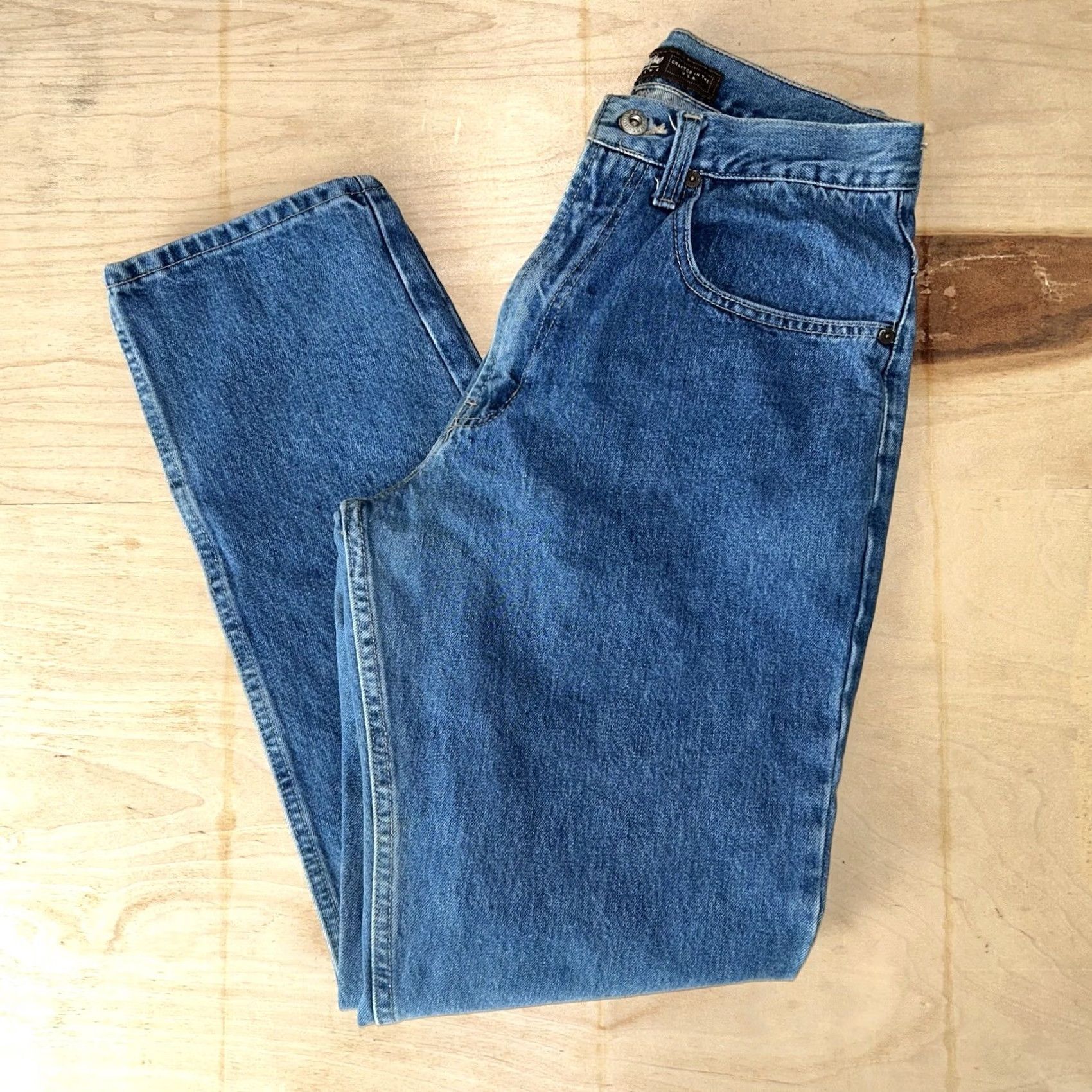 Mossimo VINTAGE Mossimo Gene Denim Jeans USA Made 28x31 Relaxed 5-Pocket Blue Mens Jeans Size US 28 / EU 44 - 2 Thumbnail