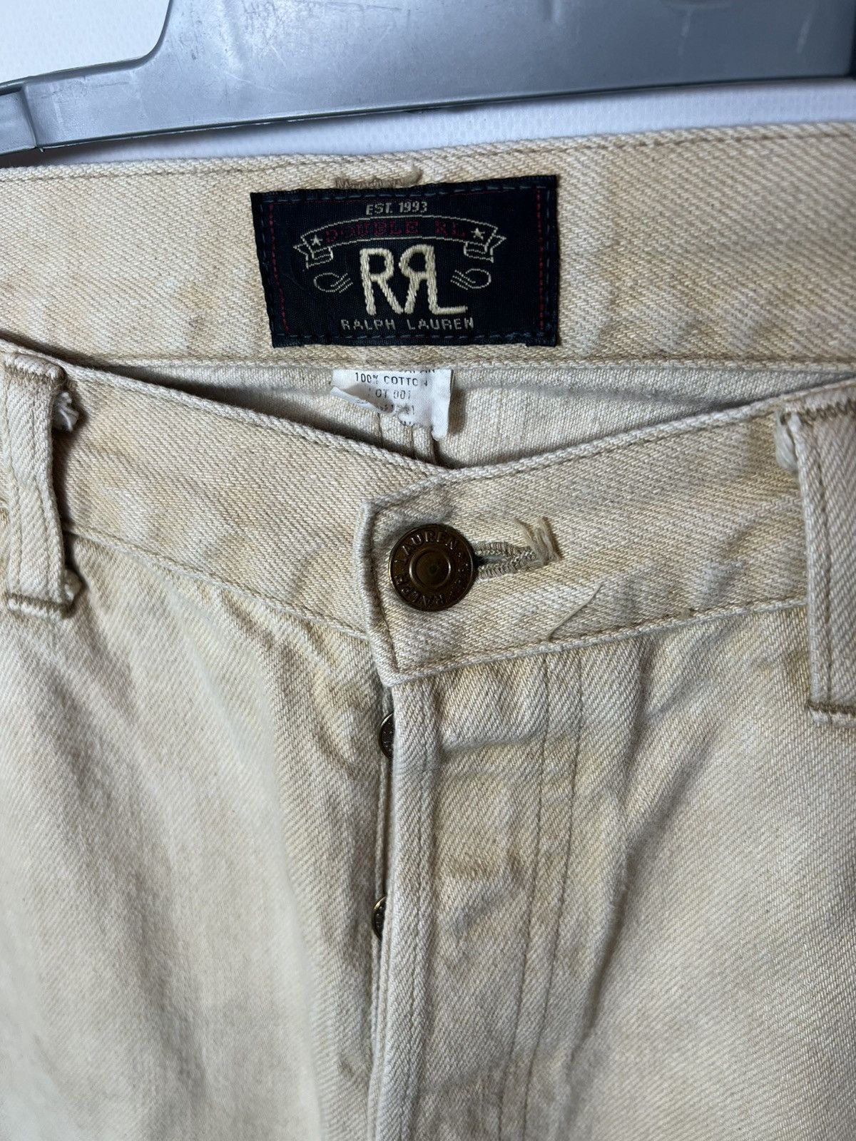 Polo Ralph Lauren Vintage RRL DOUBLE R Ralph Lauren Five Pockets Pants Size US 32 / EU 48 - 14 Thumbnail