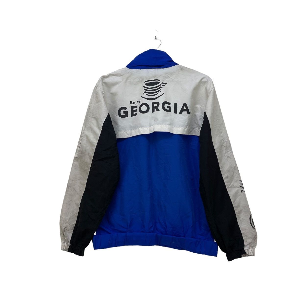 Japanese Brand × Vintage Georgia Coffee Nice Design Multi Colour Light Jacket Size US M / EU 48-50 / 2 - 1 Thumbnail