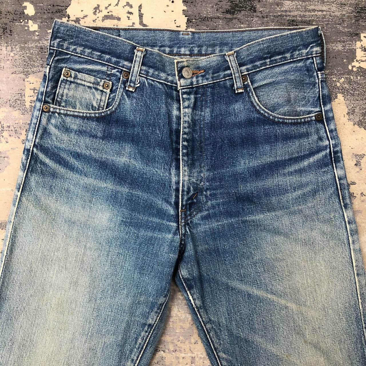 Levi's × Levi's Vintage Clothing P763 VTG BIG E 502xx LEVI'S SELVEDGE DISTRESSED JEANS Size US 31 - 3 Thumbnail