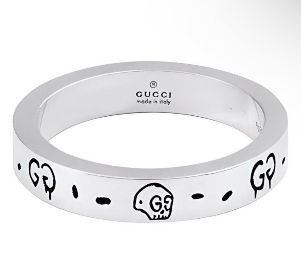 Gucci Gucci GG Ghost Costume Ring Silver Ag925 477932 Size ONE SIZE - 2 Thumbnail