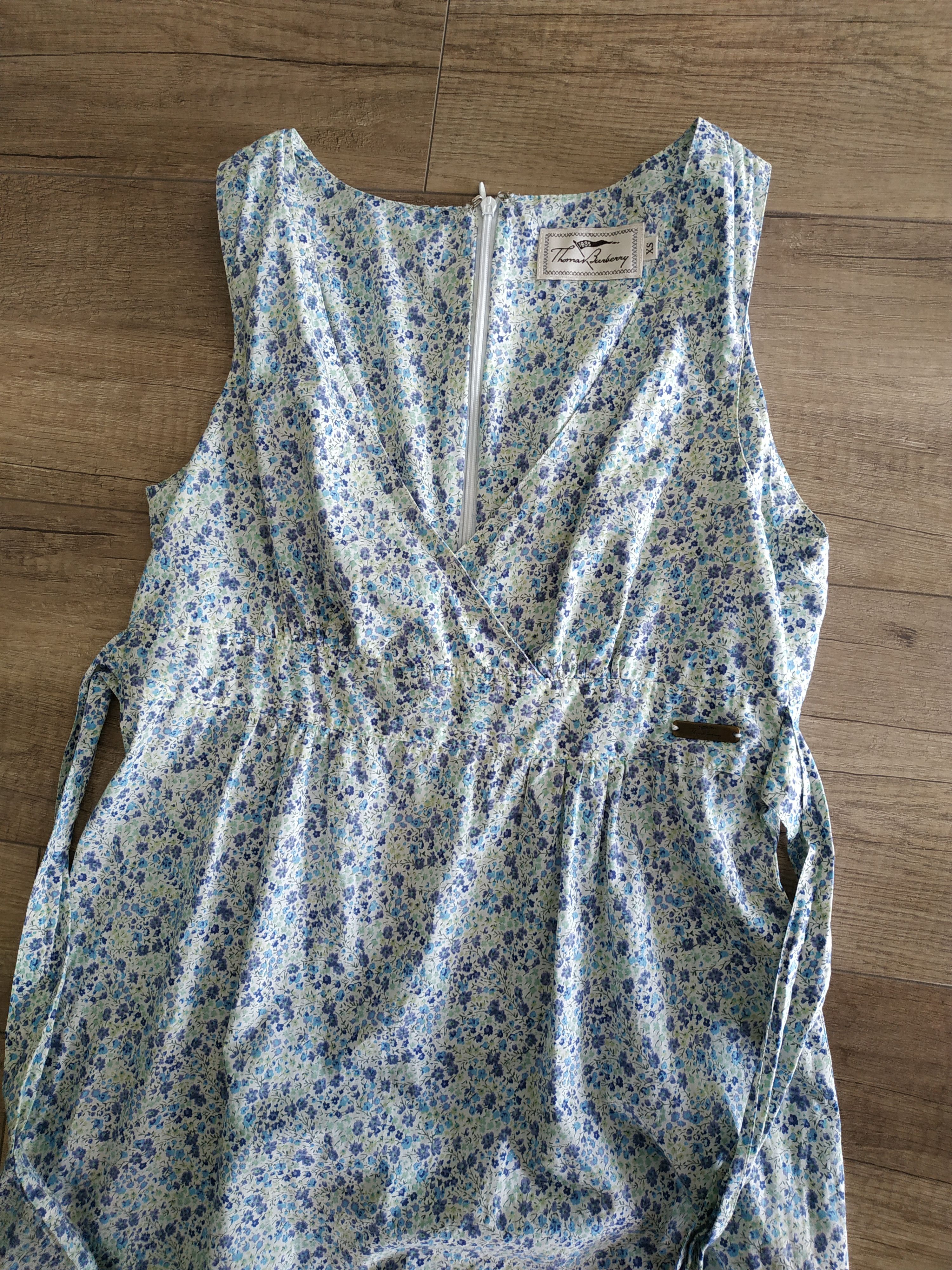 Burberry Burberry Women's Midi Floral Summer Vintage Dress, s. XS Size XS / US 0-2 / IT 36-38 - 2 Thumbnail