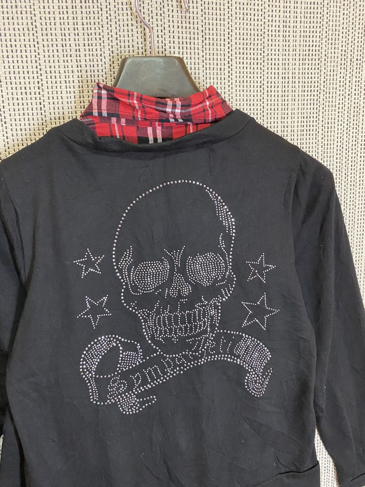 GOSTAR DE FUGA × If Six Was Nine × Le Grande Bleu (L.G.B.) ‼️CARDIGAN SKULLS WITH SHIRT BUTTON UPS VERY RARE‼️ Size M / US 6-8 / IT 42-44 - 7 Thumbnail