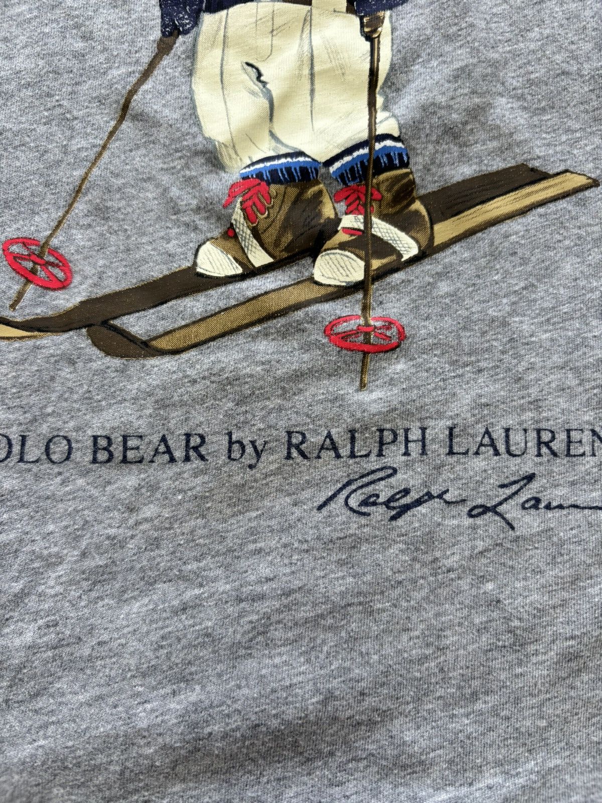 Polo Ralph Lauren Polo Ralph Lauren Men Teddy Polo Bear Skiing Graphic tshirt Size US M / EU 48-50 / 2 - 2 Thumbnail
