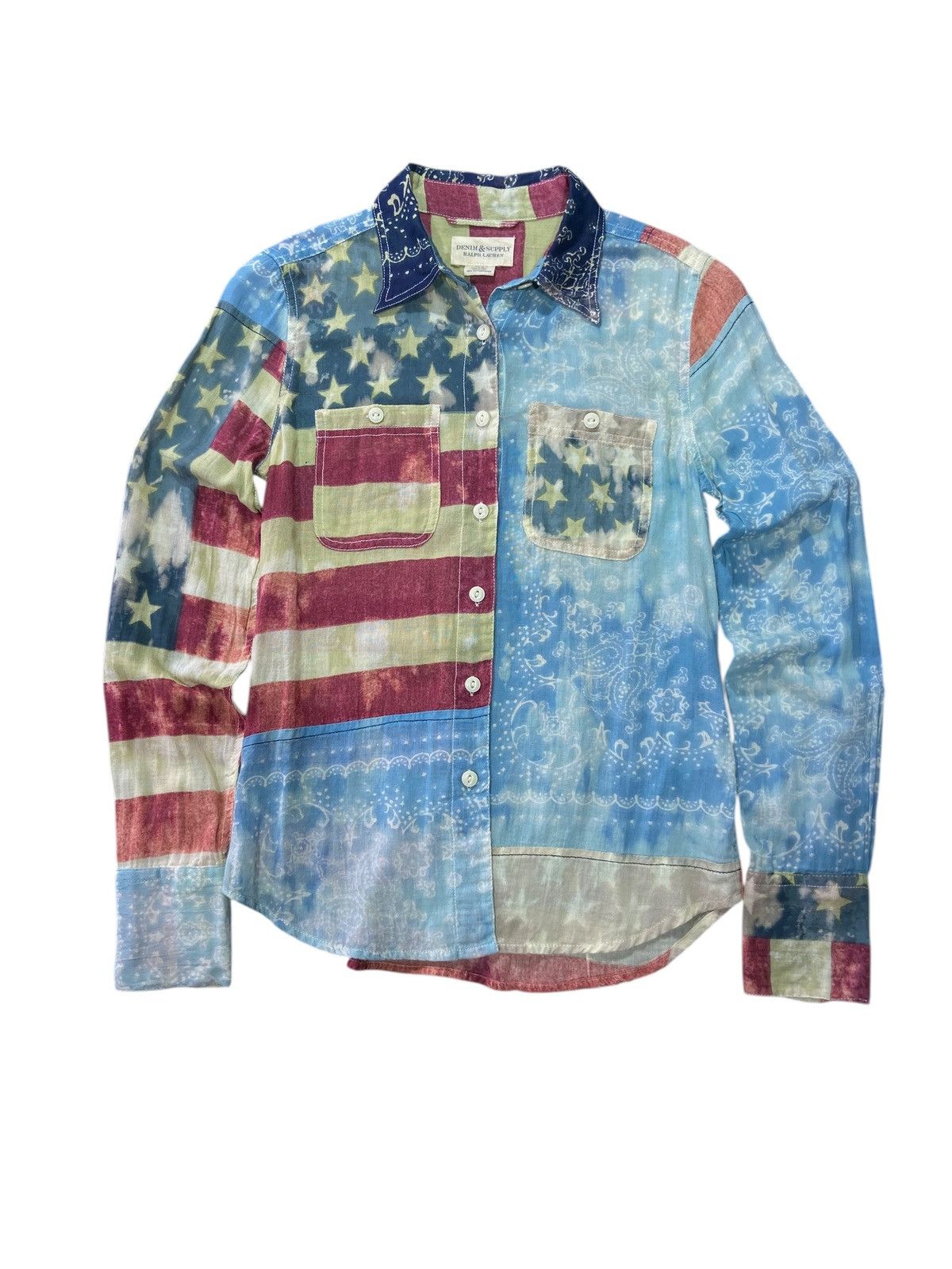 Denim & Supply Ralph Lauren Ralph Lauren Denim Supply Military American Flag Size XS / US 0-2 / IT 36-38 - 1 Thumbnail