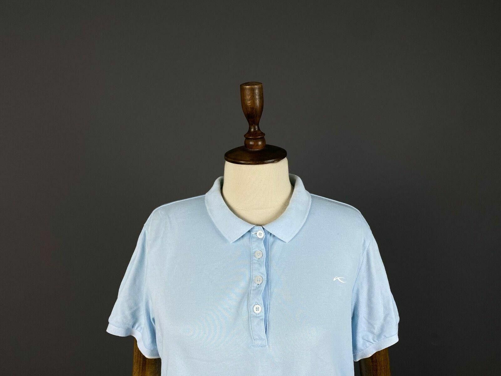 KJUS KJUS Blue Short Sleeve Polo Shirt Size 42 / XL Size XL / US 12-14 / IT 48-50 - 2 Thumbnail