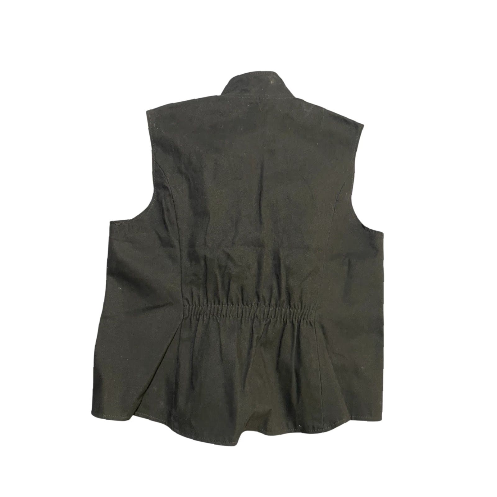 Vintage VINTAGE: No - Wyoming Traders Vest Womens XL Black Canvas Zip Front Western Rodeo Cowboy Vest Womens XL Black Canvas Zip Front Western Rodeo Cowboy Size XL / US 12-14 / IT 48-50 - 2 Thumbnail