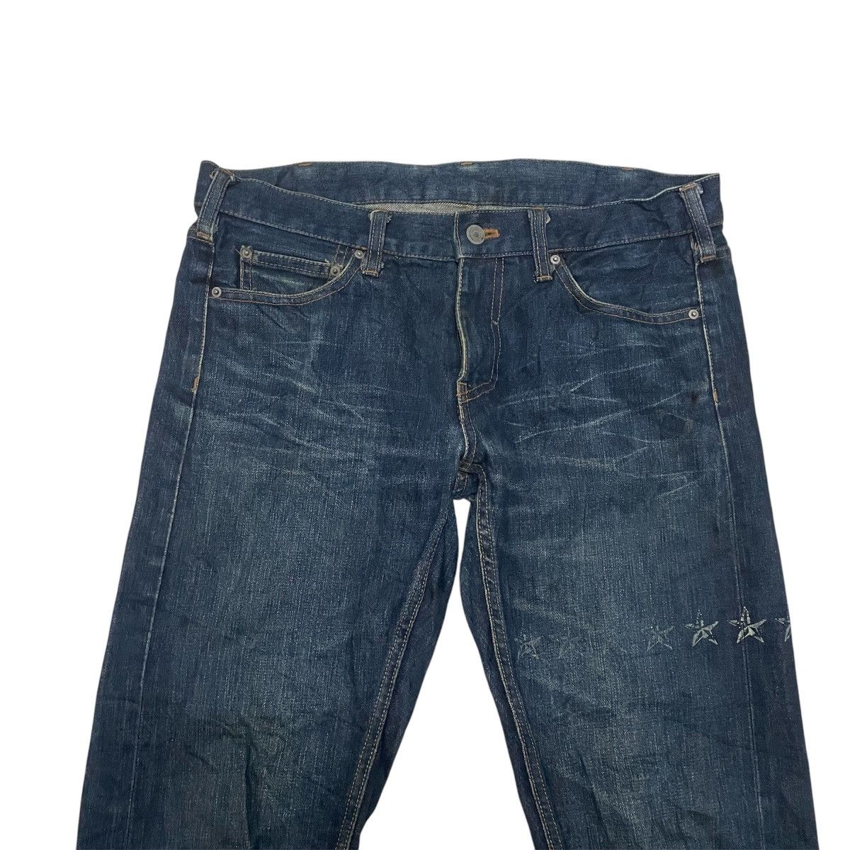 Boycott × Japanese Brand × Vintage Vintage Boycott "Stars" Selvedge Denim Size US 34 / EU 50 - 5 Thumbnail