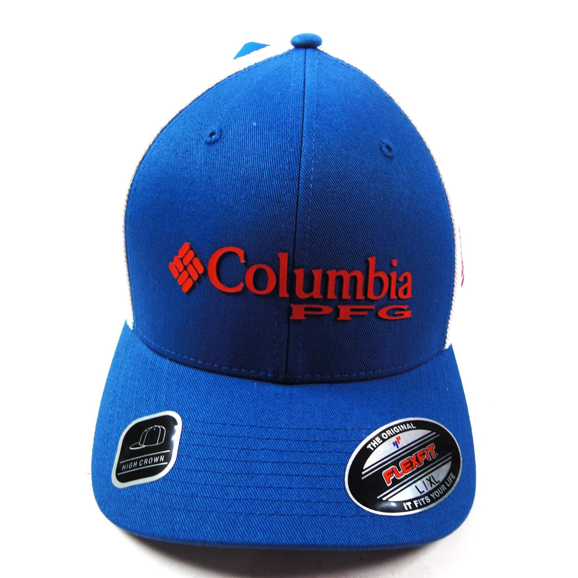 Columbia Columbia Men's PFG Mesh Snapback Ball Cap Vivid Blue L/XL Size ONE SIZE - 1 Thumbnail