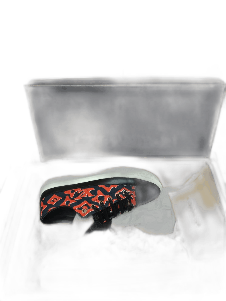 Louis Vuitton LV Women's Graffiti Print Low-Top Sneakers Size US 5 / IT 35 - 1 Thumbnail