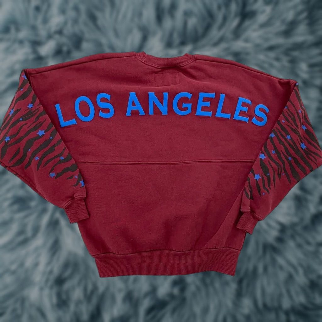 ESPIRIT VINTAGE Spirit Jersey Sweater Unisex Adults Pullover Fleece Red City Stars Tiger Stripes XS Men Women Size US M / EU 48-50 / 2 - 1 Thumbnail