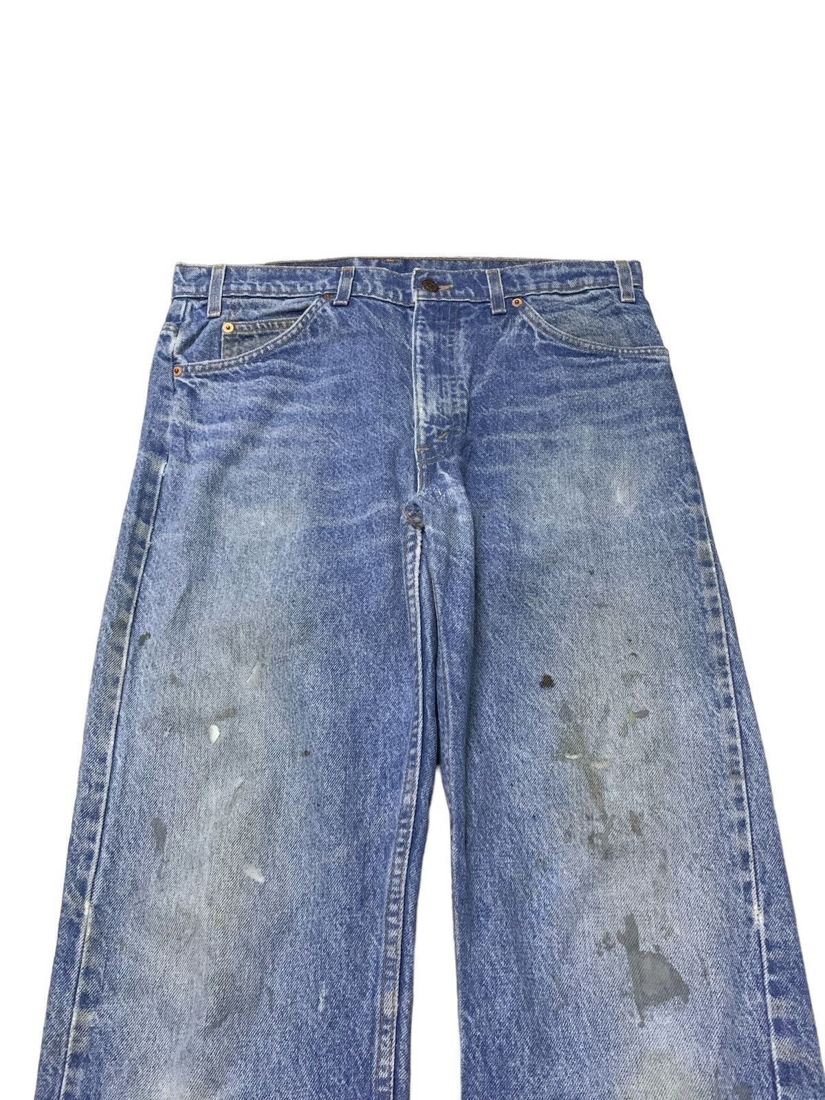 Levi's × Vintage Vintage Levis 505 Distressed Dirty Denim Pants Size US 34 / EU 50 - 3 Thumbnail