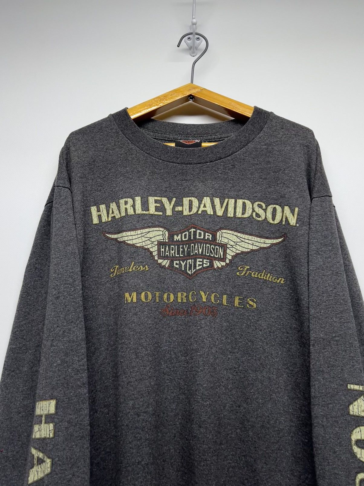 Vintage Vintage Y2k Harley Davidson 🩶 Motorcycles Long Sleeve 00’s Size US L / EU 52-54 / 3 - 2 Thumbnail