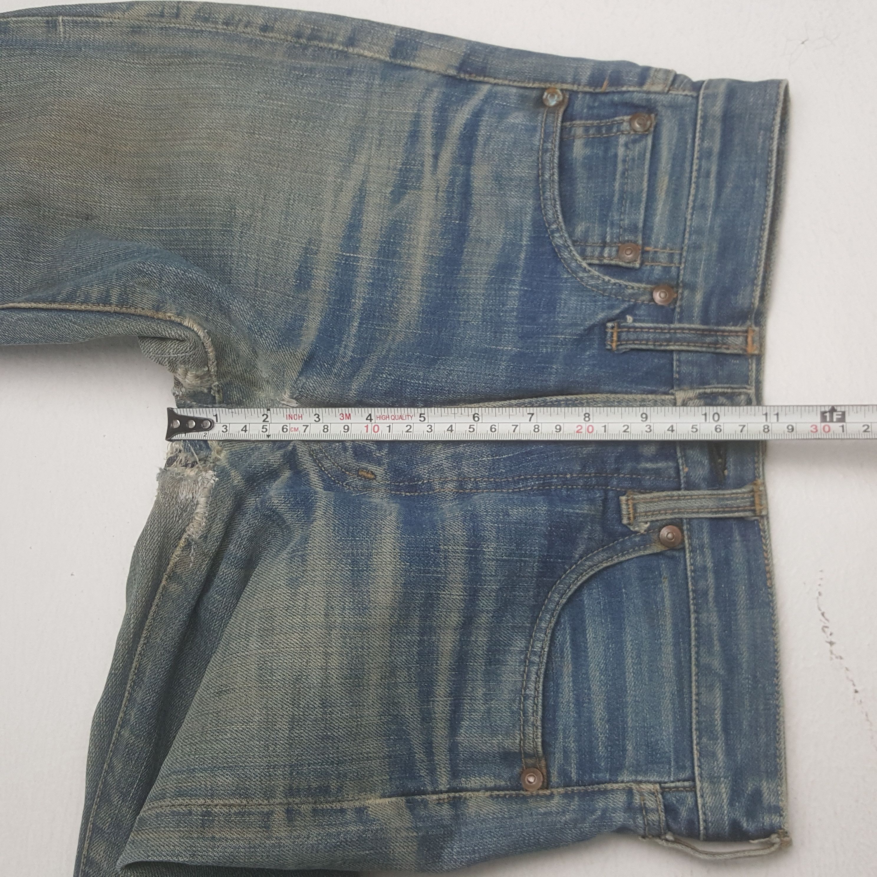 Edwin × Vintage Vintage Edwin American Distressed Style Denim Jeans Size US 26 / EU 42 - 10 Thumbnail