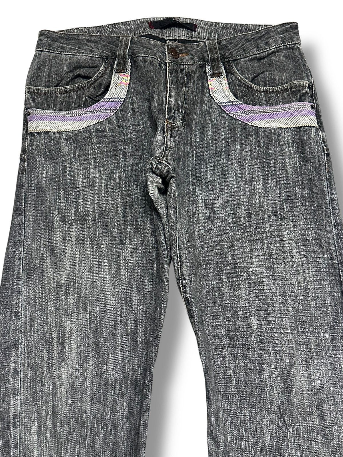Japanese Brand Vintage Japan Jeans With Flare Style and Faded Wash Size US 32 / EU 48 - 3 Thumbnail
