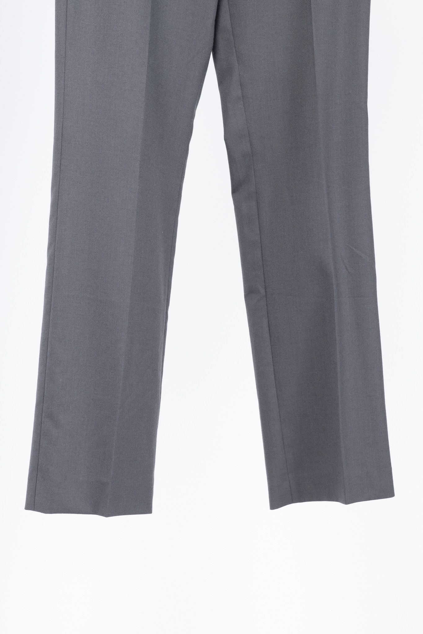 Brunello Cucinelli Brunello Cucinelli Grey Wool Double-Button-Fly Trousers Size 28" / US 6 / IT 42 - 6 Thumbnail