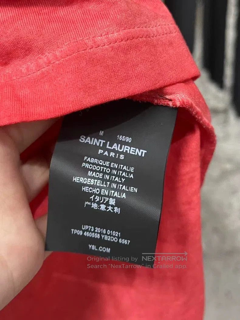 Saint Laurent Paris Saint Laurent Short Sleeve T. Size US M / EU 48-50 / 2 - 6 Thumbnail