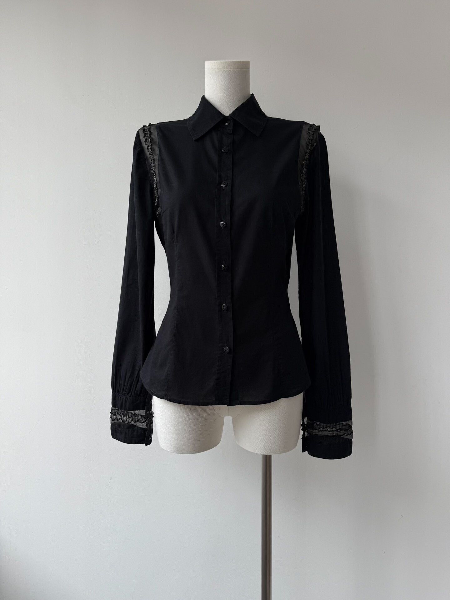 Jean Paul Gaultier Jean Paul Gaultier Sheer Mesh Blouse Size M / US 6-8 / IT 42-44 - 1 Thumbnail