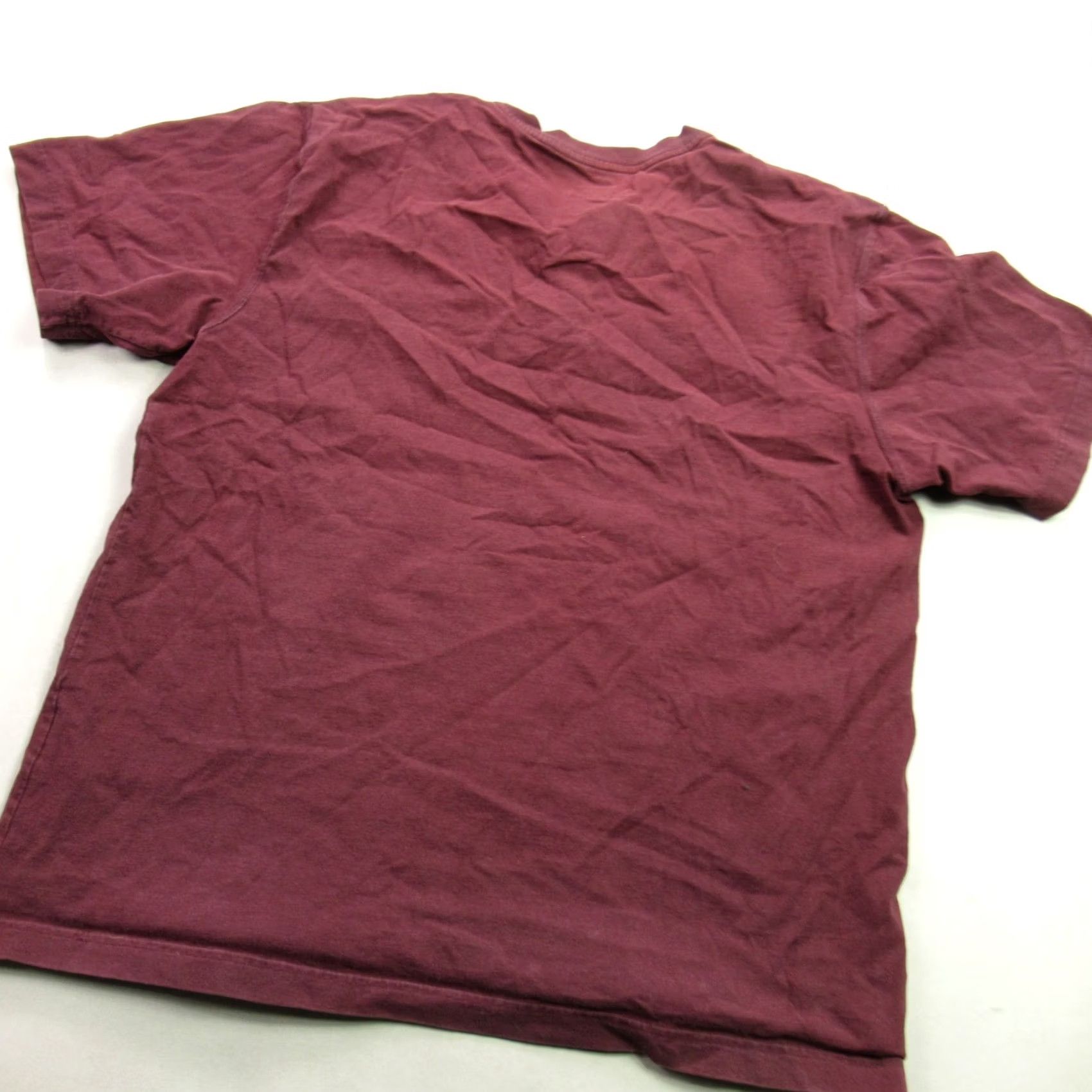 Carhartt Carhartt Shirt Mens Large Short Sleeve Henley Crew Neck Burgundy Buttons Red Size US L / EU 52-54 / 3 - 6 Thumbnail