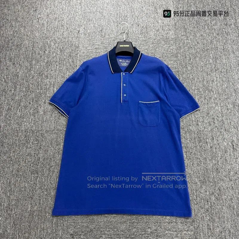 Loro Piana Loro Piana Men's Cotton Polo Shirt. Size US XL / EU 56 / 4 - 2 Thumbnail