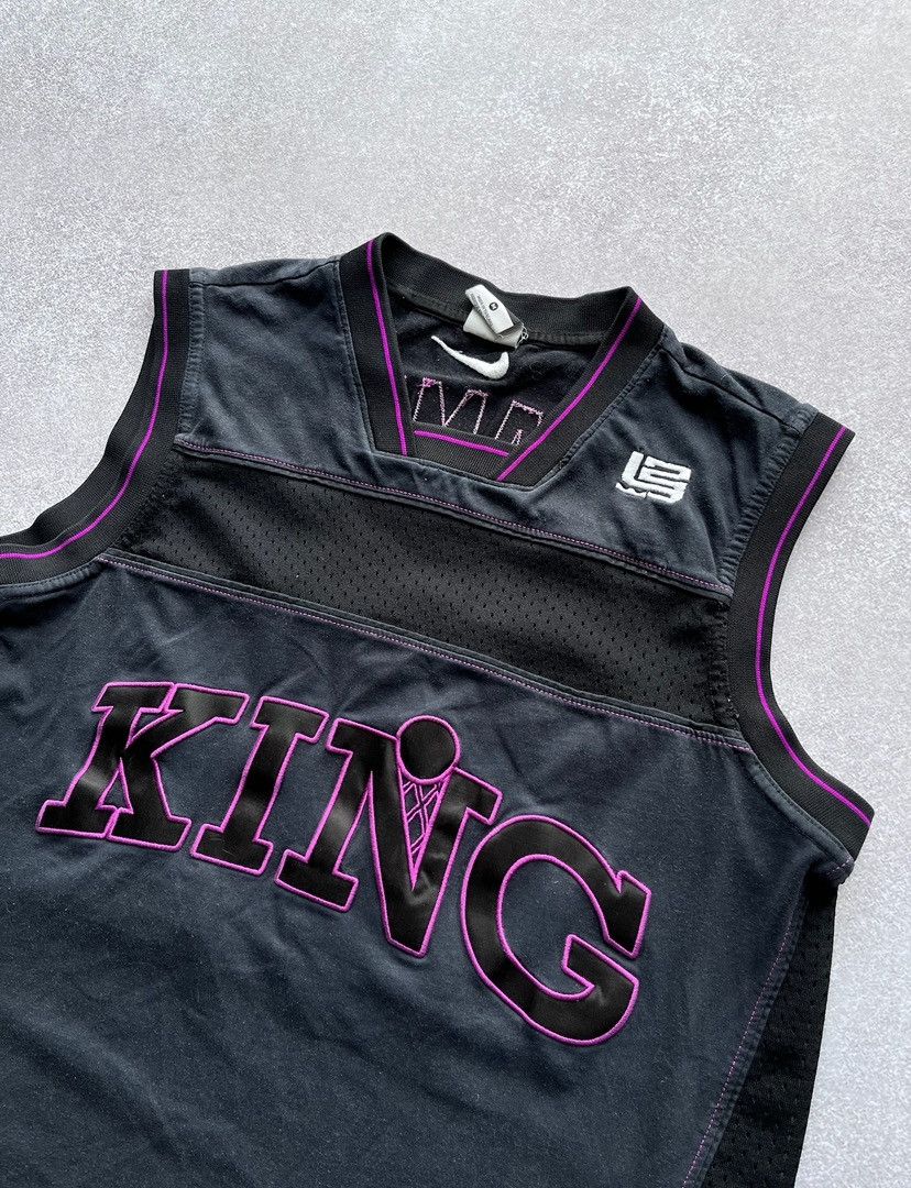 King Vintage Nike Le Bron James Kings Basketball Jersey M Size US M / EU 48-50 / 2 - 5 Thumbnail