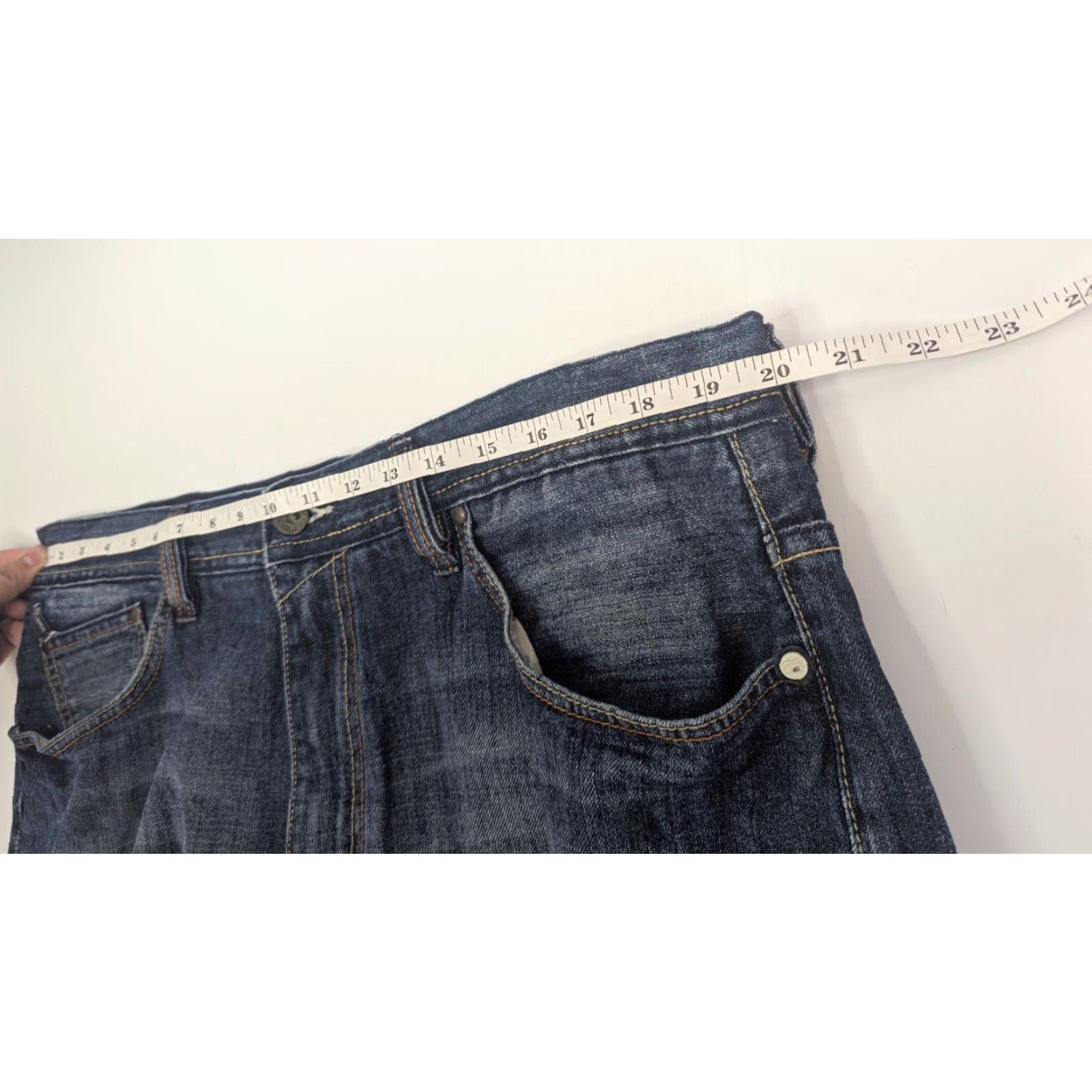Ecko Unltd. Ecko Unltd Baggy Fit Jean Shorts Mens 38 Bermuda Denim 90s Hip Hop Jorts Blue Cotton Kilp? Size US 38 / EU 54 - 6 Thumbnail